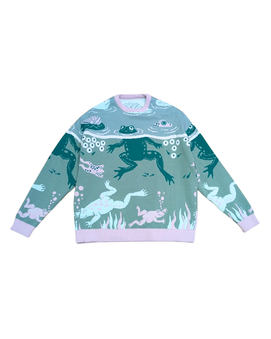 Home of Rainbows - The Froggy Pond Knitted Jumper