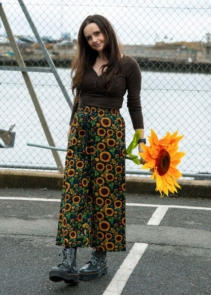 Rebel Romance - Sunflower Wide Leg Charity Trousers