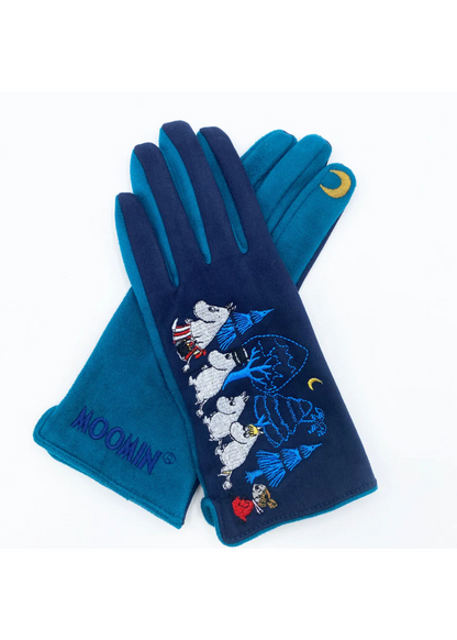 House of Disaster - Moomin Blue Forest Gloves
