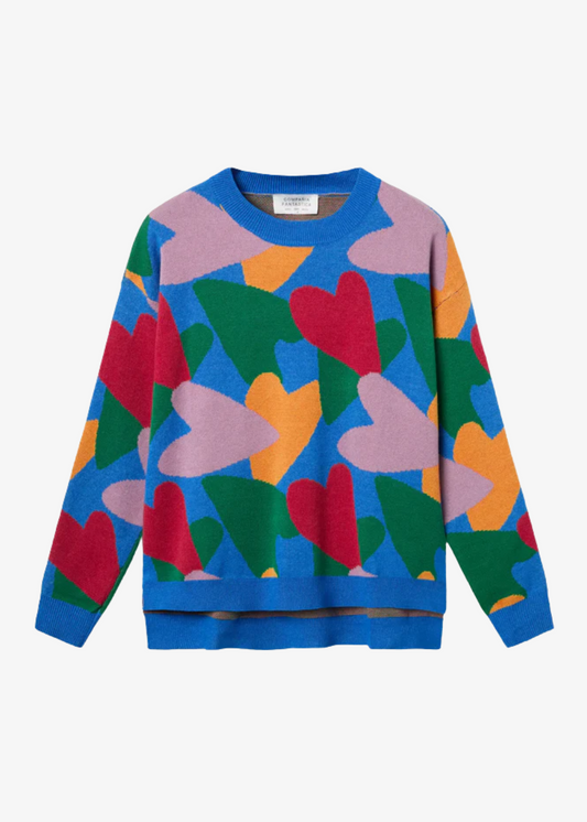 Compañia Fantastica - Cupid Heart Knit Jumper