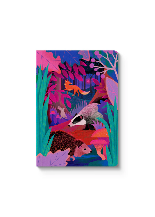 Ohh Deer - British Woodland Paperback A6 Notebook