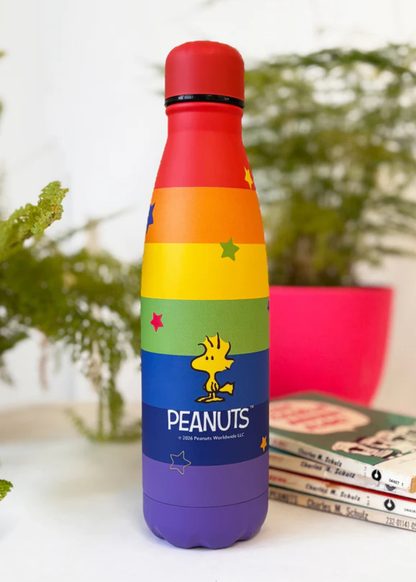 House of Disaster - Peanuts Rainbow Water Bottle