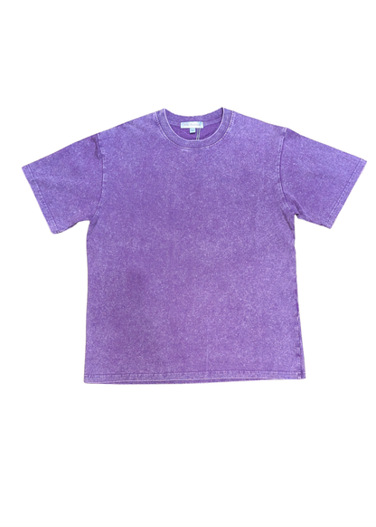 The Edit - Purple Wash Tee