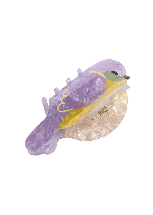 The Edit - Bird Hair Claw in Lilac