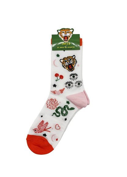 House of Disaster - Inked Tiger Socks