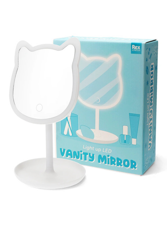 Rex London - Cat Shaped Light Up Vanity Mirror