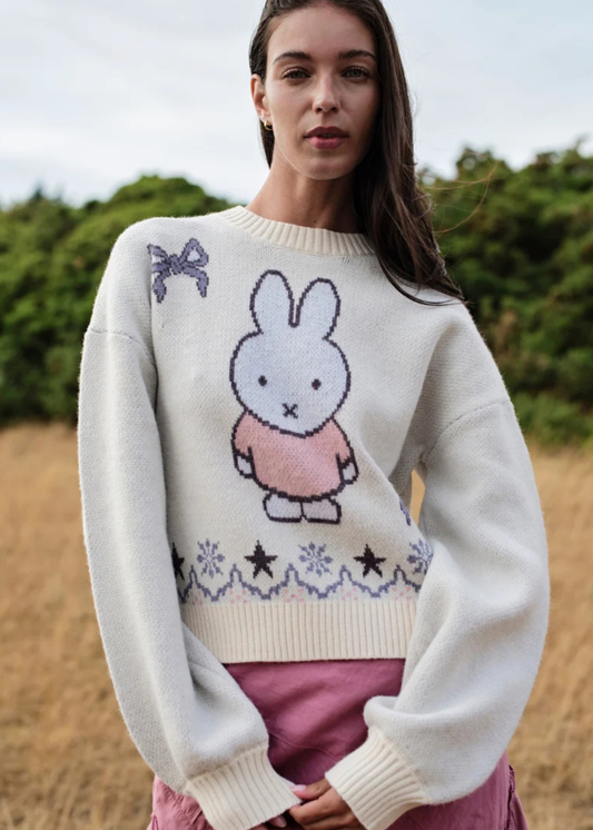 Daisy Street - Cream Miffy Jumper