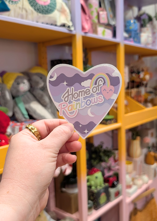 Home of Rainbows - Midnight Logo Sticker