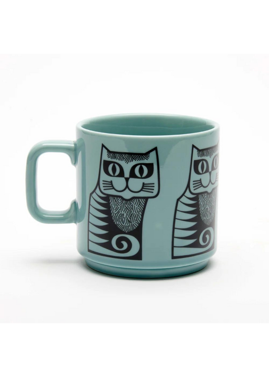 Magpie X Hornsea - Teal Cat Mug