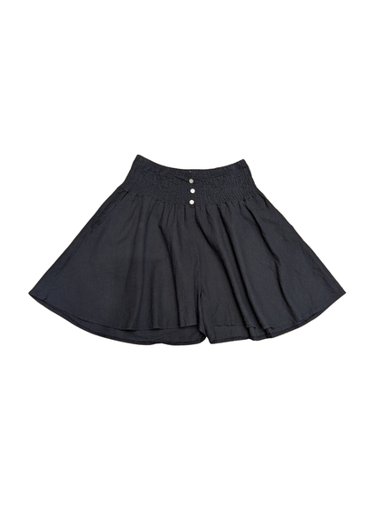 The Edit - Black Flared Shorts