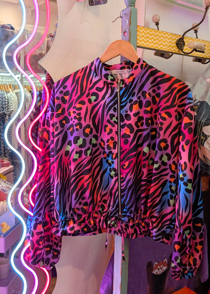 The Edit - Rainbow Animal Print Jacket