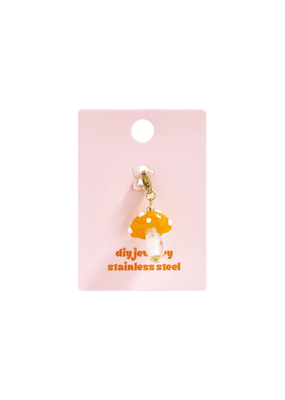 The Edit - Mushroom Charm in Orange