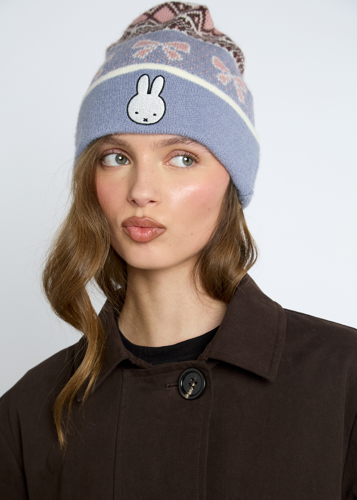 Daisy Street - Miffy Fair Isle Beanie Hat