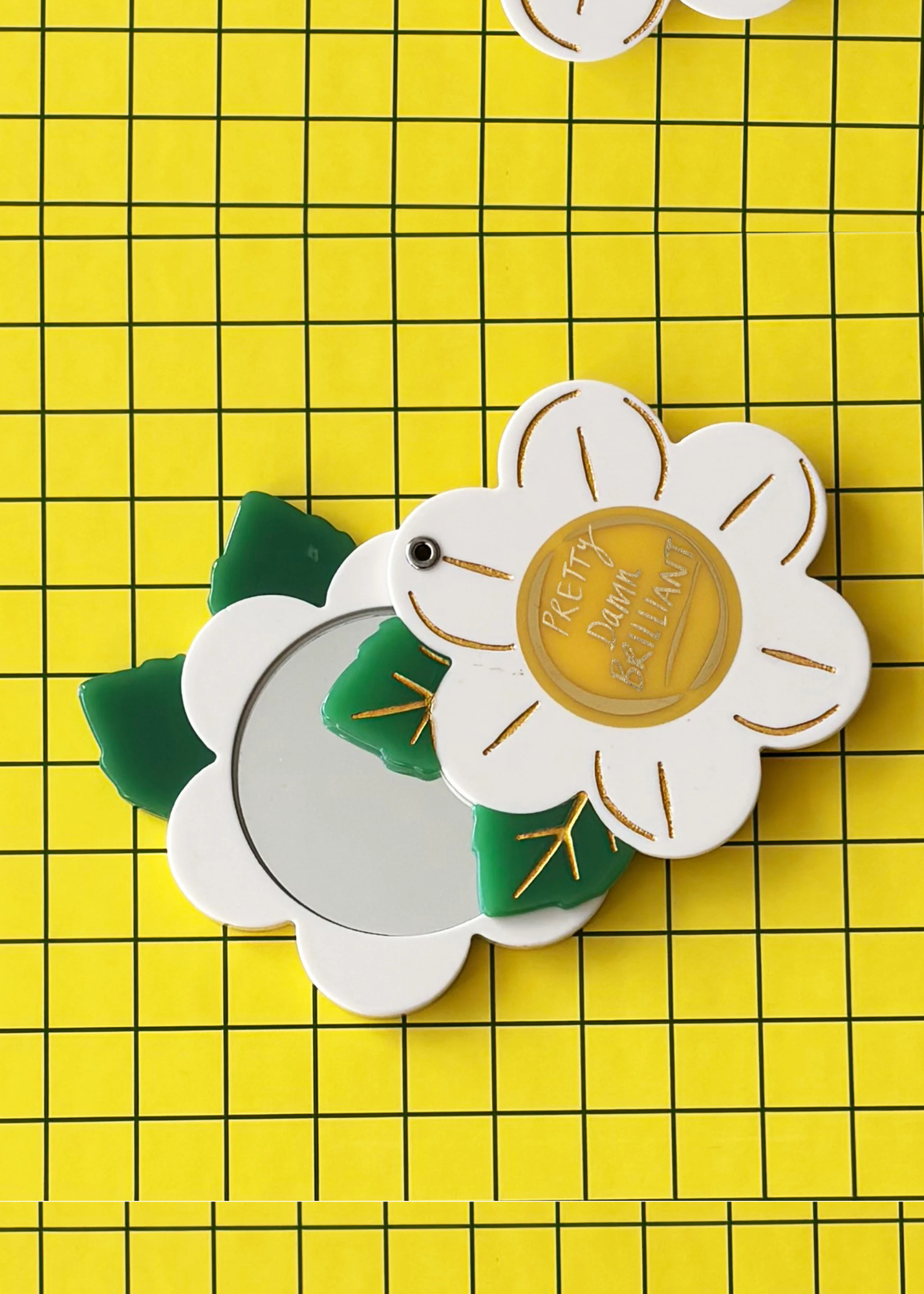 House of Disaster - Small Talk 'Pretty Damn Brilliant' Compact Mirror