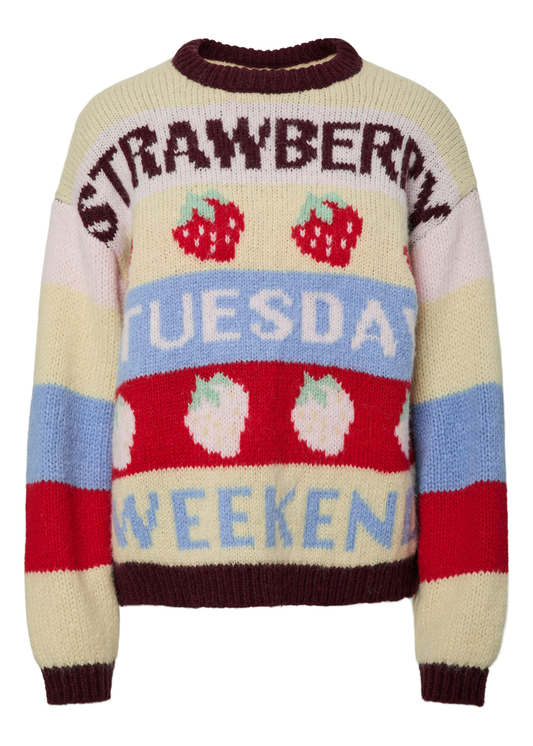 Pieces - Strawberry Weekend Knit Jumper