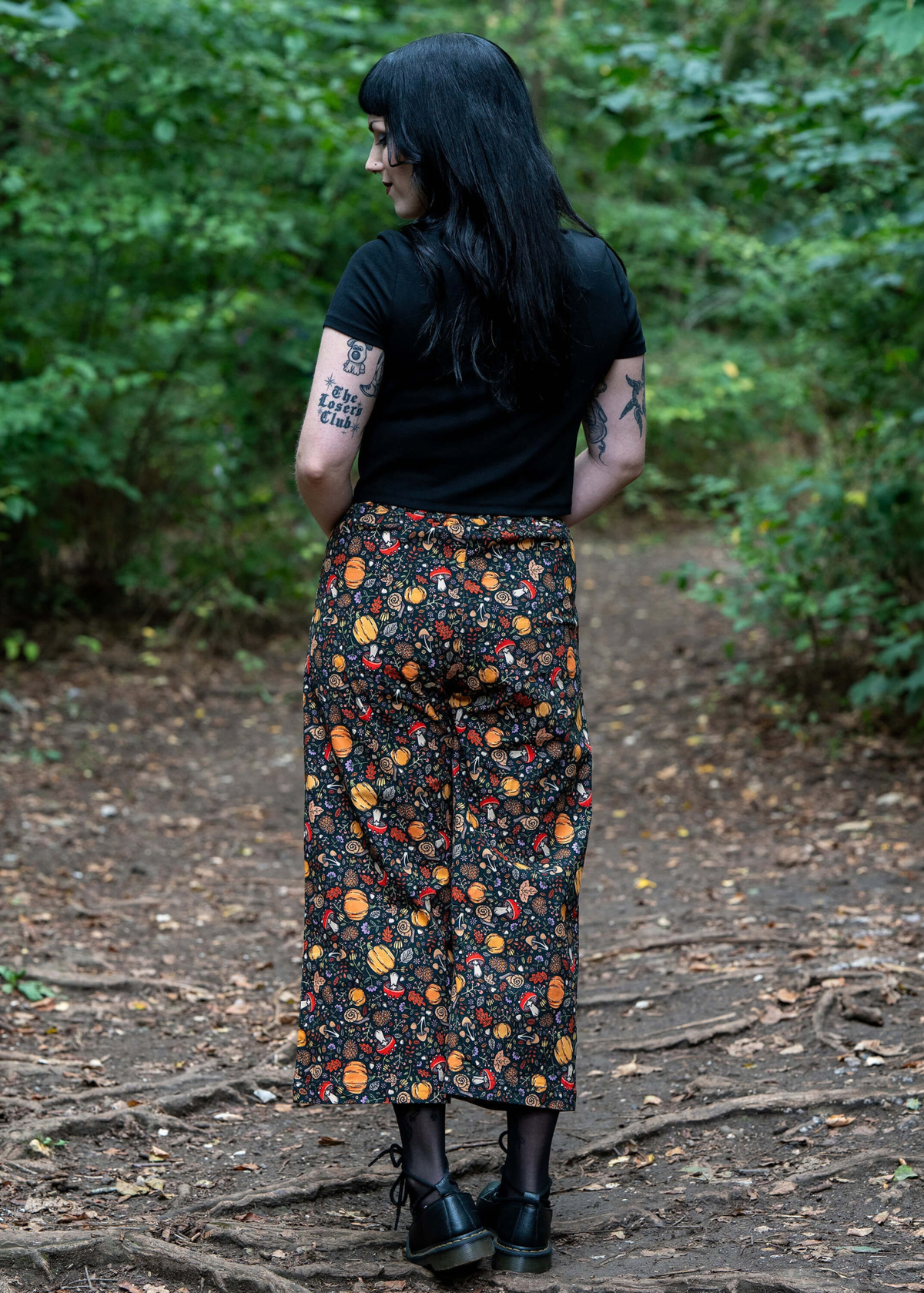 Rebel Romance - Autumn Favourites Wide Leg Cropped Trousers