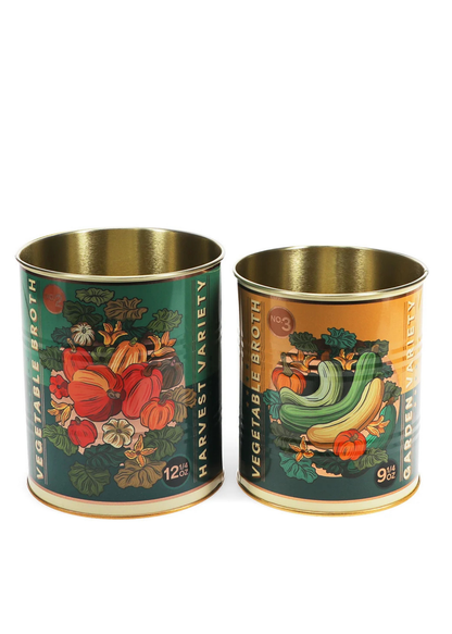 Rex London - Medium ‘Vegetable Broth’ Storage Tins