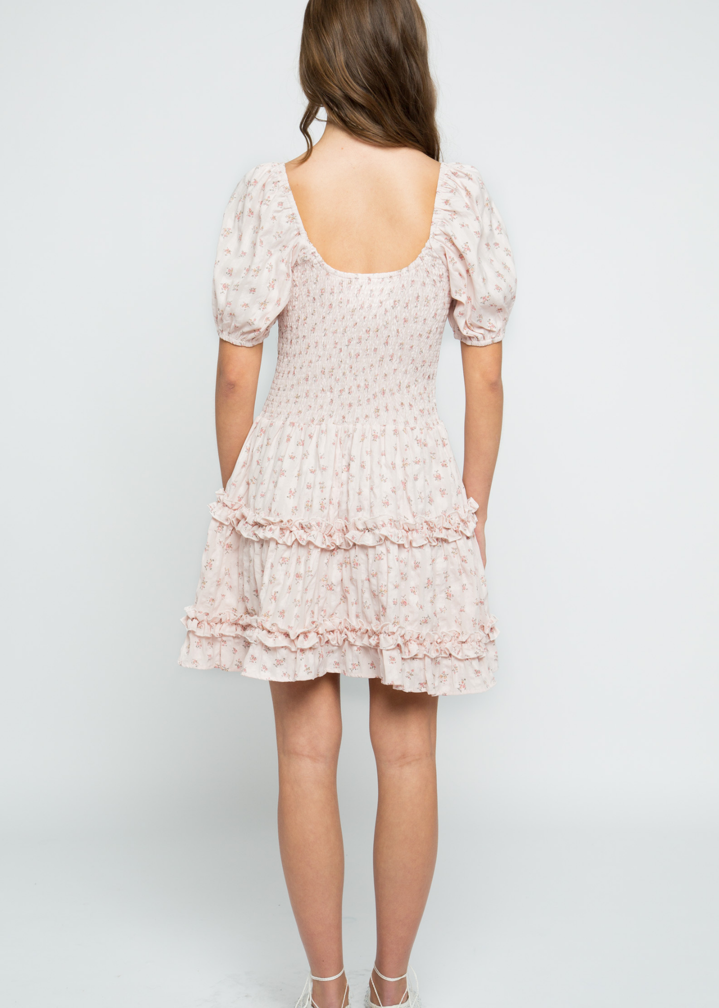 Daisy Street - Mae Floral Frill Mini Dress
