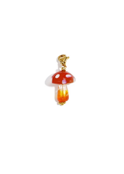 The Edit - Mushroom Charm in Red