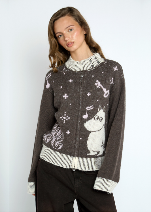 Daisy Street - Moomin Zip-up Cardigan