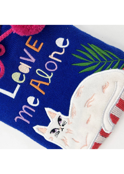 House of Disaster - Catnip Leave Me Alone Hot Water Bottle
