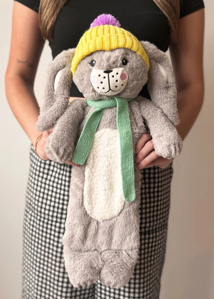 House of Disaster - Hot Water Bottle Rabbit in a Scarf