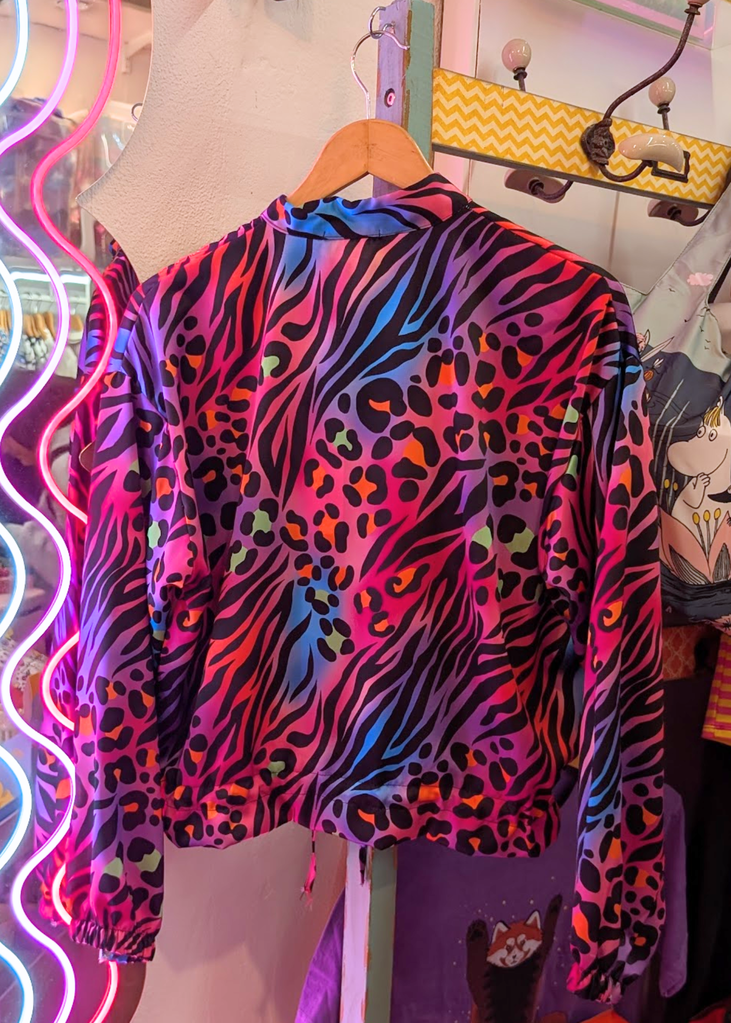 The Edit - Rainbow Animal Print Jacket