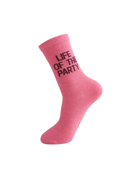 Miss Sparrow - Glitter Statement ‘Life of the Party’ Socks