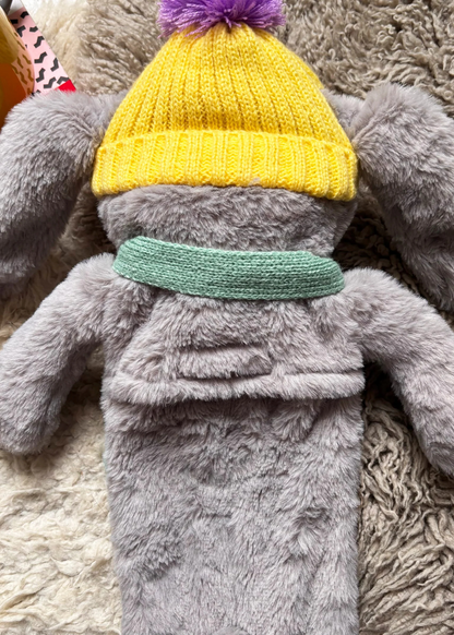 House of Disaster - Hot Water Bottle Rabbit in a Scarf