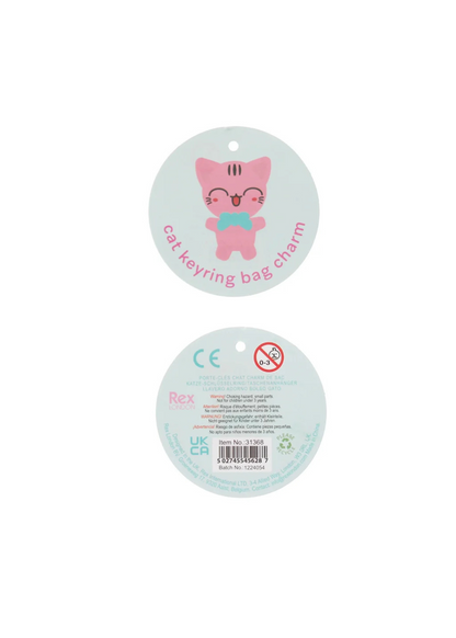 Rex London - Cat Keyring Bag Charm