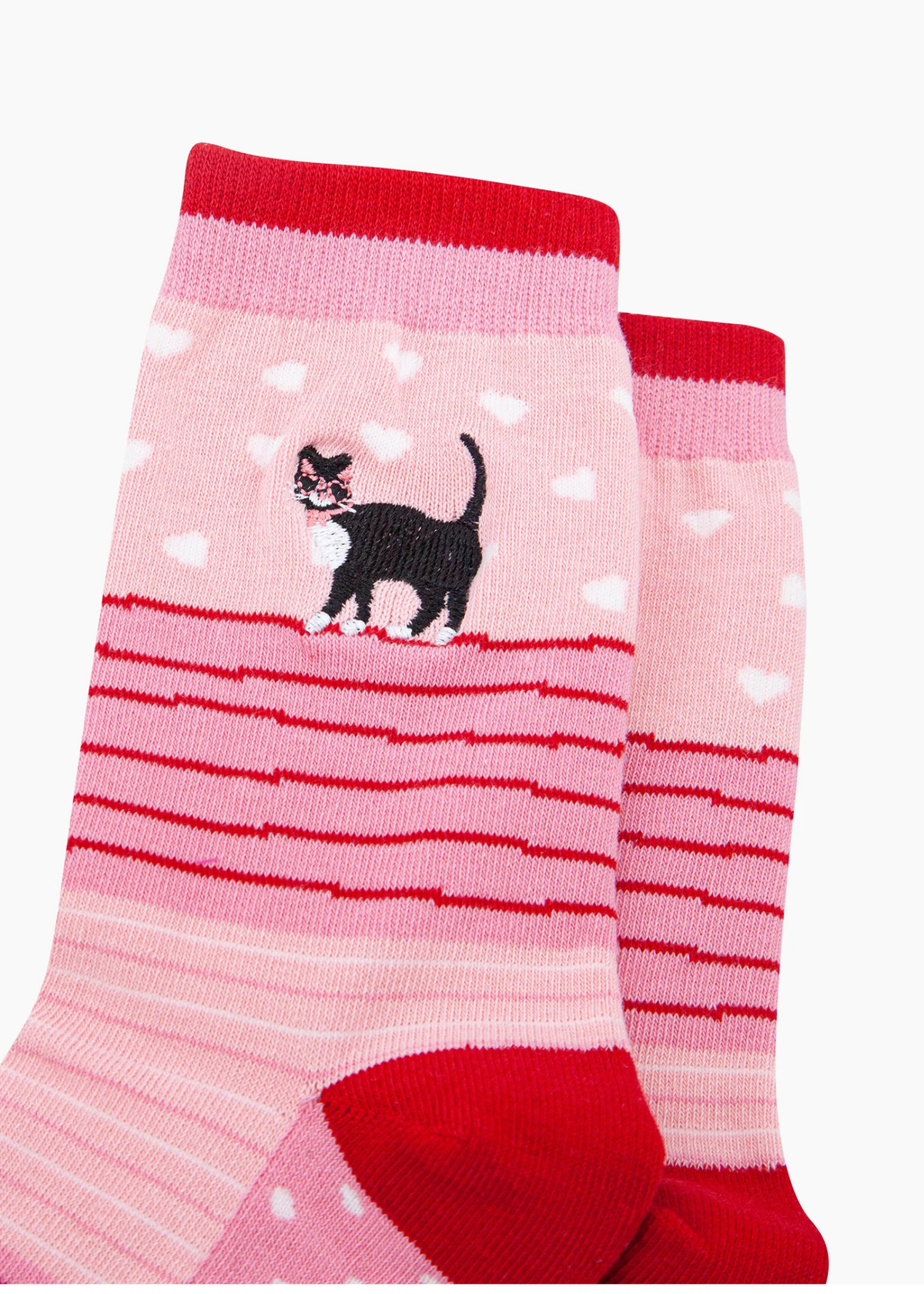 Sock Talk - Embroidered Cat Socks