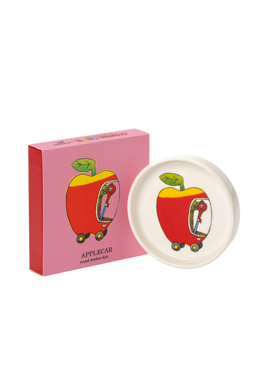 Magpie x Richard Scarry - Applecar Round Trinket Dish