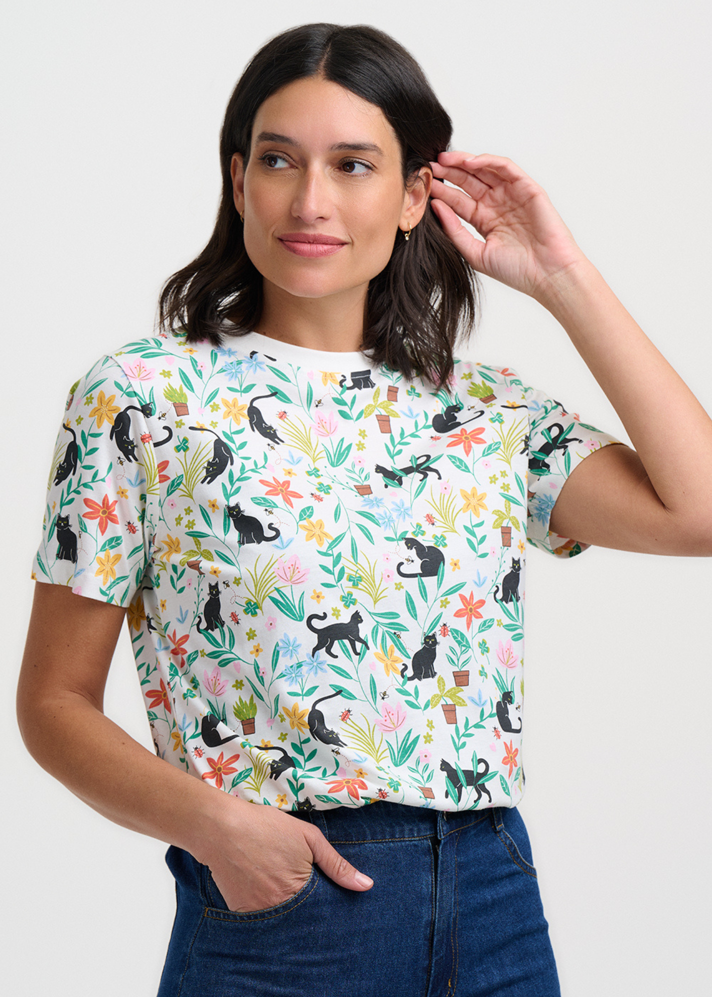 Sugarhill Brighton - Maggie Garden Cats Tee