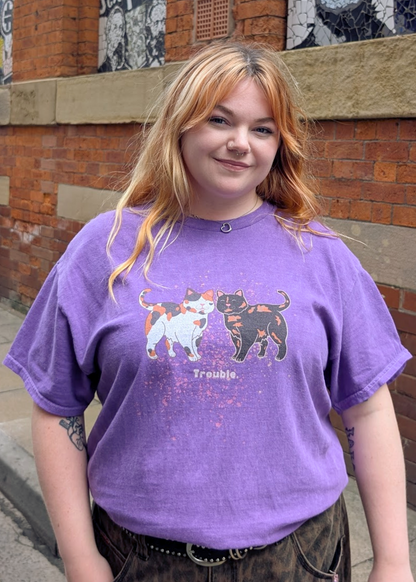 Home of Rainbows - Tortie Trouble Cat Tee