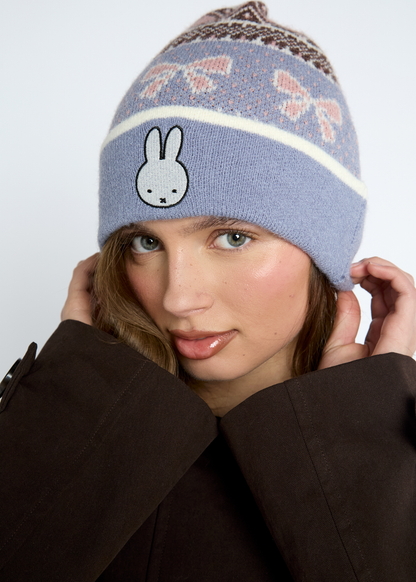 Daisy Street - Miffy Fair Isle Beanie Hat