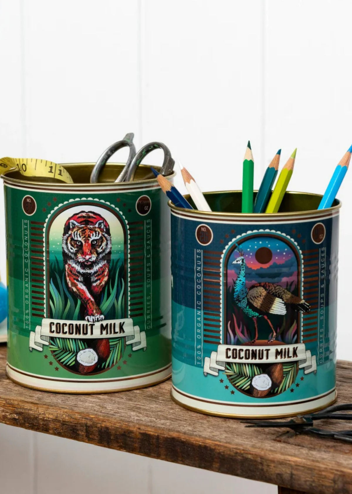 Rex London - Medium ‘Coconut Milk’ Storage Tins