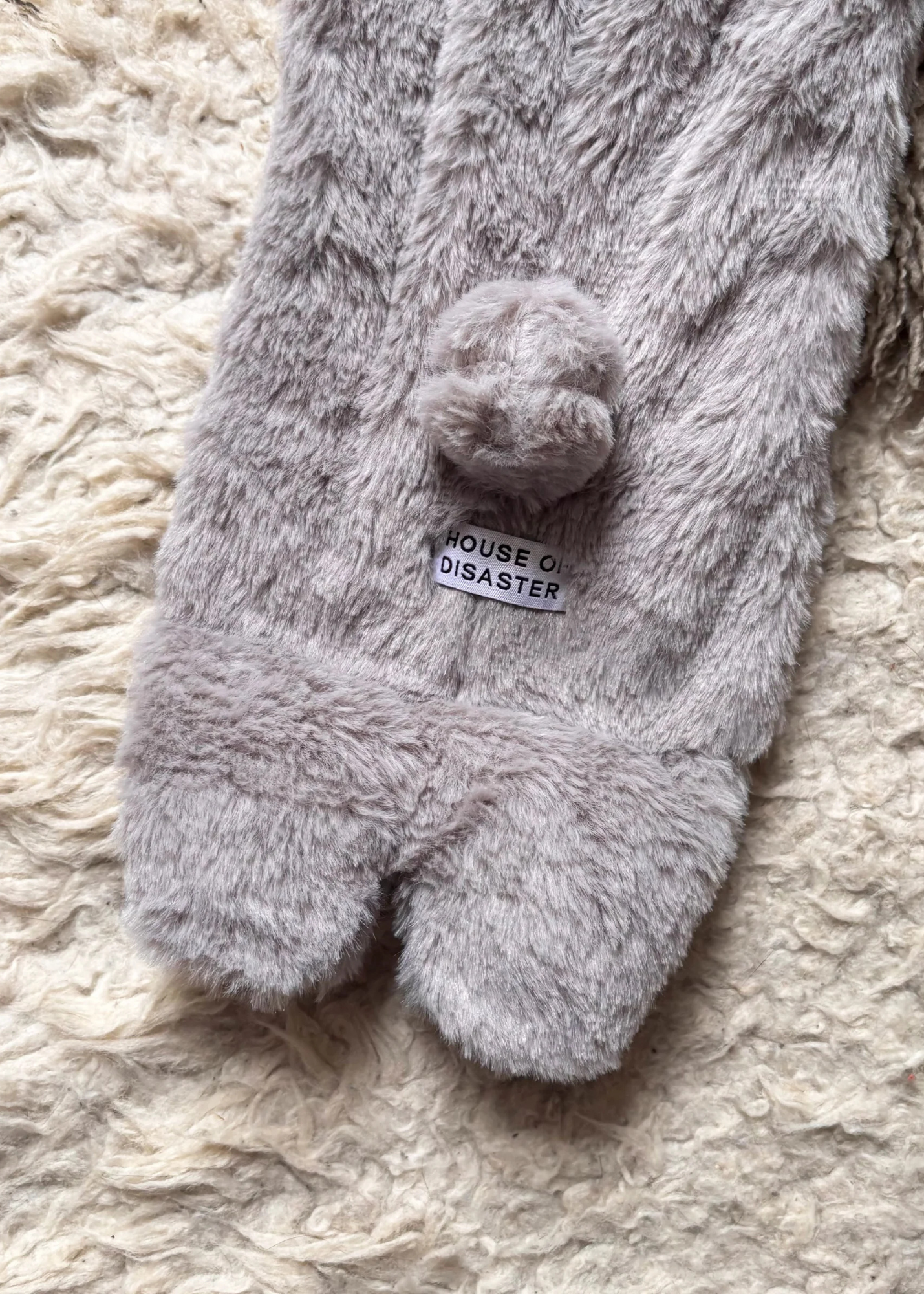 House of Disaster - Hot Water Bottle Rabbit in a Scarf