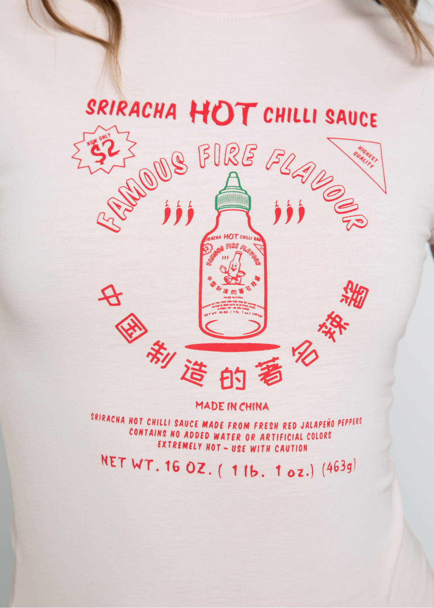 Daisy Street - Sriracha Hot Sauce Baby Tee