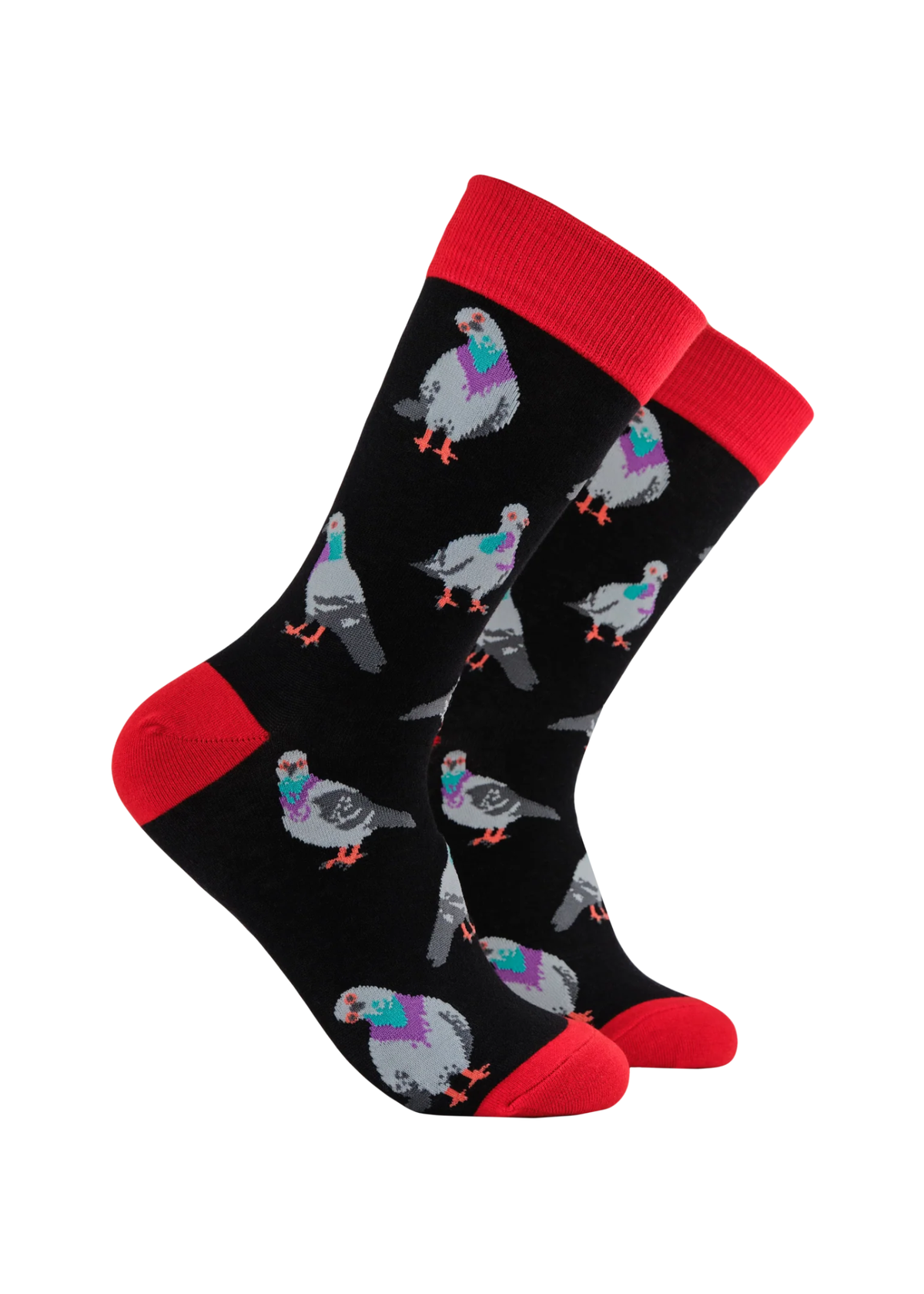 Socktopus - Pigeon Socks in Black