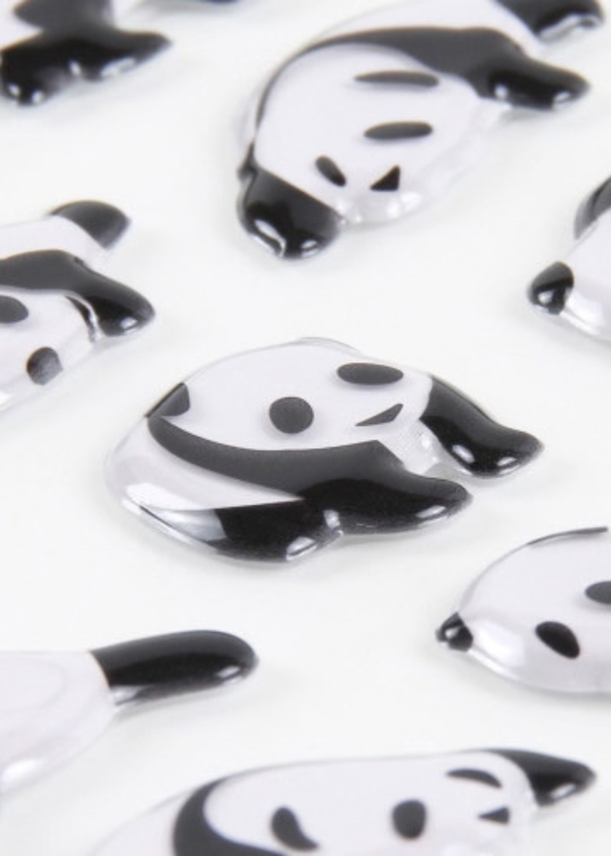Greeting Life - Panda Puffy Stickers