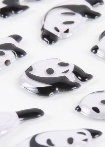 Greeting Life - Panda Puffy Stickers
