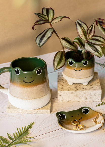 Sass & Belle - Mojave Mini Frog Planter