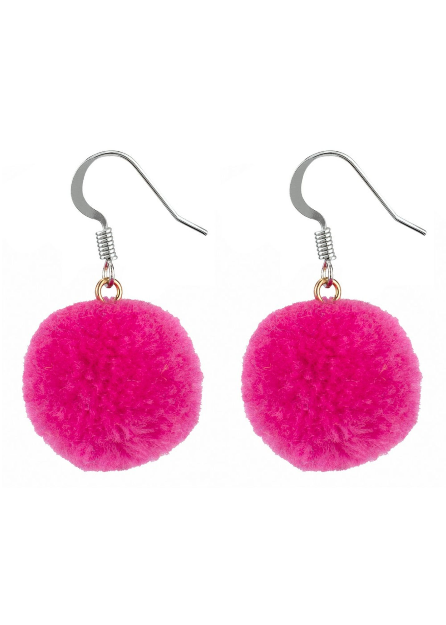 Joe Cool -  Colourful Pom Pom Earrings