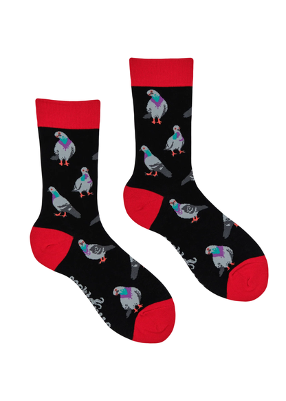 Socktopus - Pigeon Socks in Black
