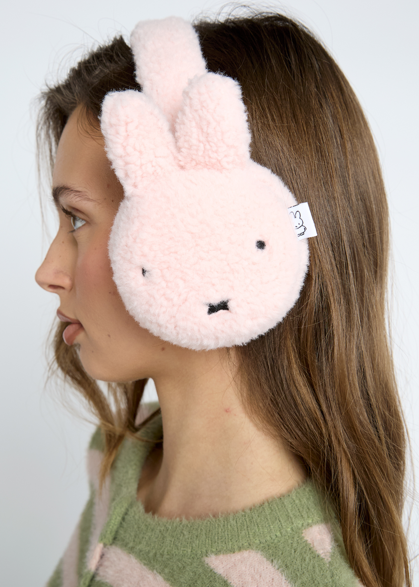 Daisy Street - Pink Miffy Borg Ear Muffs