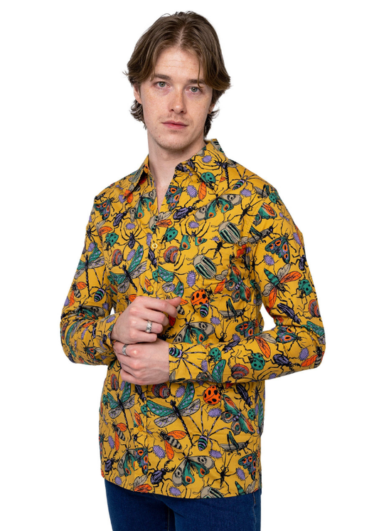 Run & Fly - Mustard Beasties Long Sleeve Shirt