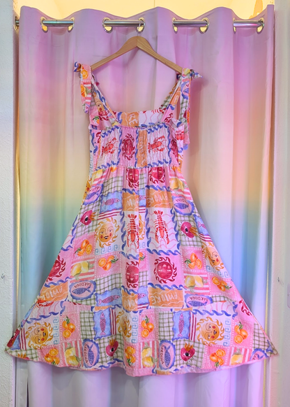 The Edit - Sardinia Summer Dress with Tie Straps