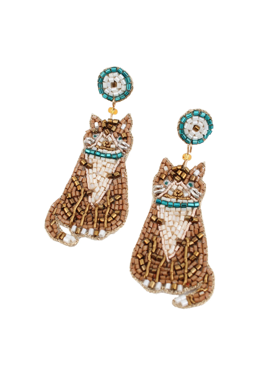 My Doris - Tabby Cat Earrings