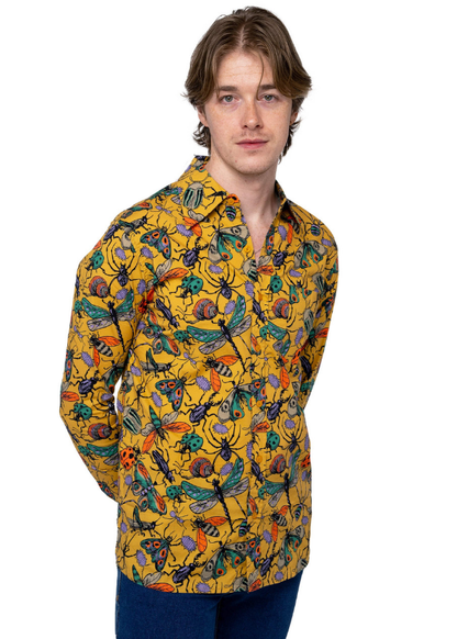 Run & Fly - Mustard Beasties Long Sleeve Shirt