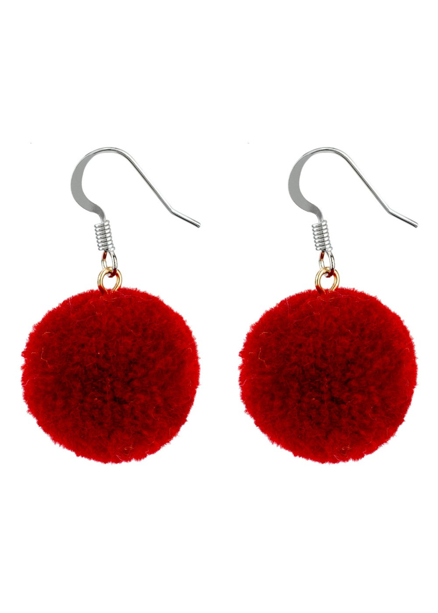 Joe Cool -  Colourful Pom Pom Earrings